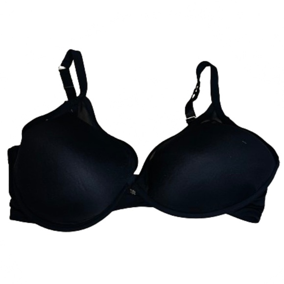 ThirdLove Other - Thirdlove Black Gold Mesh Overlay Classic UpLift Plunge Bra Size 38F Neutral